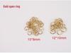 Gold-Plated & Silver-Plated Jump Ring Nine-Needle Keychain DIY Jewelry Accessory