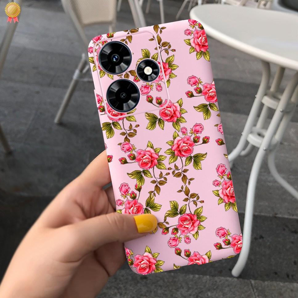 For Infinix Hot 30 Play 30i 4G Case Cute Astronaut Painted TPU Silicone Shockproof Cover For Infinix Hot 30 Play 30i Phone Case
