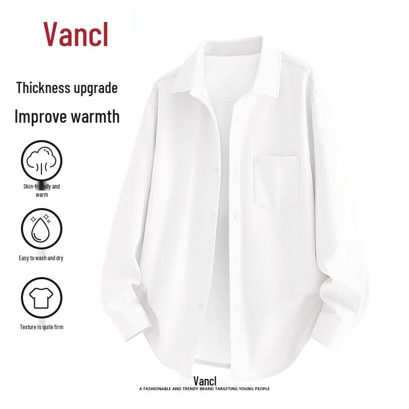 VANCL Men s Winter Warm Oxford Long-Sleeve Shirt EU 40