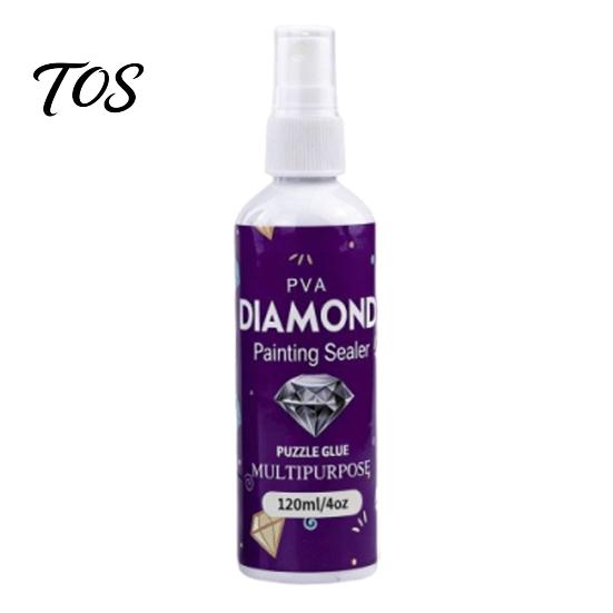 Quick Dry Sealing Glue Diamond Art Sealer Spray, Quick-Drying Permanent Transparent Protective Glue, Enhance Luster Painting for DIY Crafts