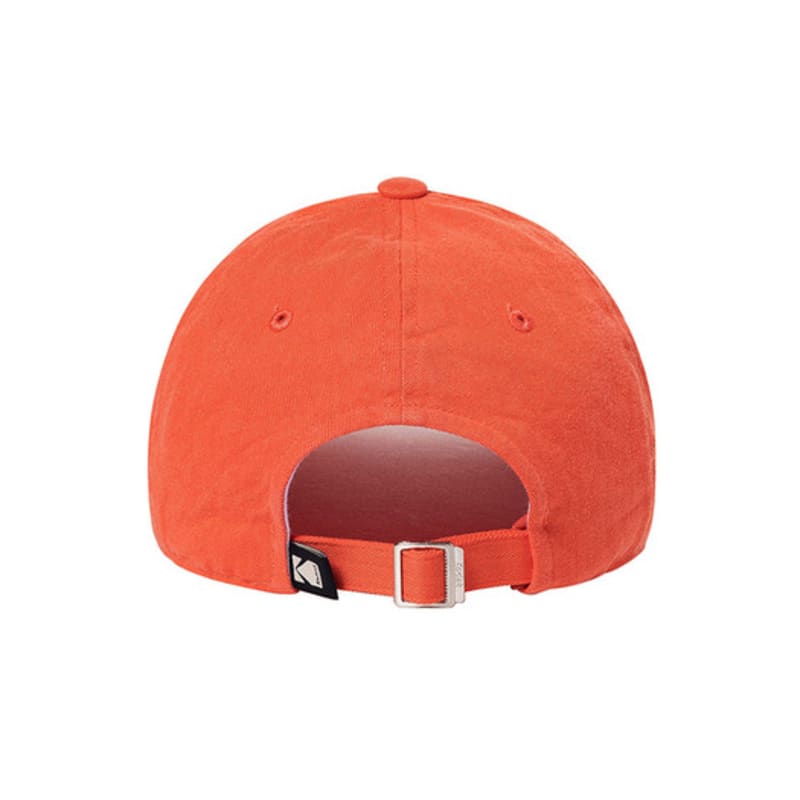 KODAK Apparel Lettering Relaxed Fit Ball Cap ORANGE