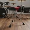 Saddle Drum Throne Tripod Base Height Adjustable Drum Throne Music Seating Heavy Duty High Load Capacity For Practice Rehearsal