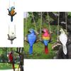 Harz Vogel Dekoration Papagei Figur Garten Balkon Miniatur Schmuckstück Für Event Geschenke