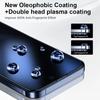 Yangpaly Staubdichte Einfache Installation HD Displayschutzfolien für iPhone 16 15 14 Plus 13 12 11 Pro Max X XS XR Gehärtetes Glasfolie
