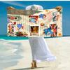 Personalized customized proof beach towel with Paddington Bear pattern - soft, absorbent,quick-drying,perfect swimming,camping&bathing