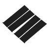 4pcs Pillar Post Trim High Strength PC Gloss Black Door Window Pillar Cover for 1500 2500 HD 3500 HD 2014 2018