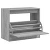 VidaXL Shoe Cabinet Sonoma Grey 80x42x69 Cm Engineered Wood 840006