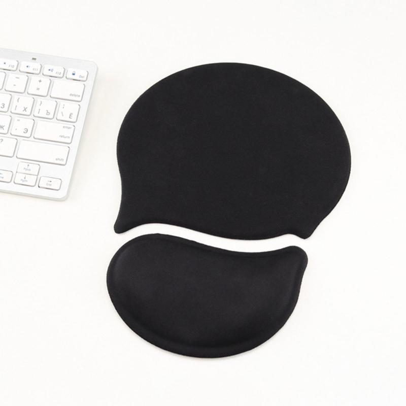 Flexible Split Design Silicone Wrist Rest Mousepad Skid Comfort Computer Accessory