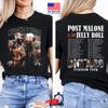 Post Malone Jelly Roll 2025 Tour Shirt, Big Ass Stadium Tour, Concert Tour Music Unisex T-Shirt