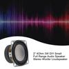 2PCS 2" 4Ohm 3W DIY Small Full Range Audio Speaker Stereo Woofer Loudspeaker for Arduino and DIY Speaker