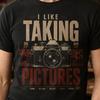 Vintage Camera Shirt, I Like Taking Pictures, Retro 35mm Film Photography Tee