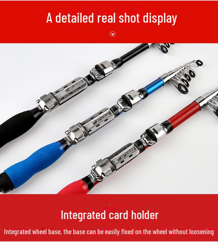 Mini Portable Pocket Fishing Rod for River and Sea Casting, Long-distance Swinging. Ideal for Small Sections, with Special Pricing.