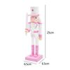 Nutcracker Figurine Wooden Nutcracker Christmas Decoration Christmas Nutcracker Soldier for Living Room Xmas Tree Festive Mantel