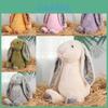 Flower Bunny Rabbit Plush Toy With Short Pile Fur For Kids And Giftgiving
