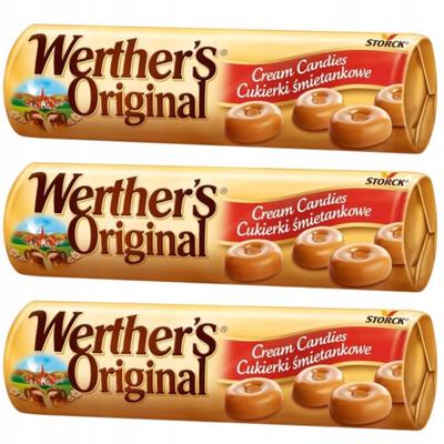 Werther's Original Cream Candies 50 G X 3 Pieces