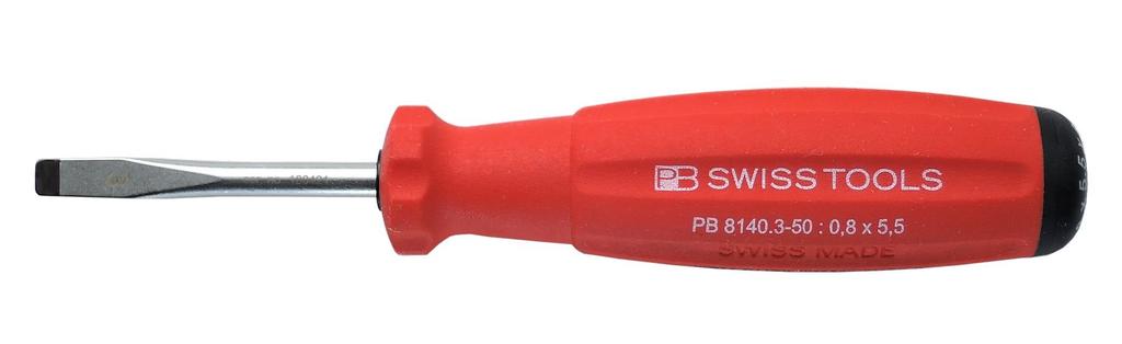 PB SWISS TOOLS PB SwissGrip Flathead Screwdriver -8100 8140-3-50