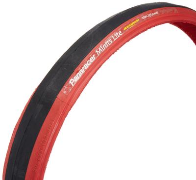 Panaracer Drahtreifen Minute Light Seitenrad Faltbar [20×1.25] F20125RAX-MNL4 Schwarz/Rot (Kleines Fahrrad/Stadtfahrten/Pendeln)