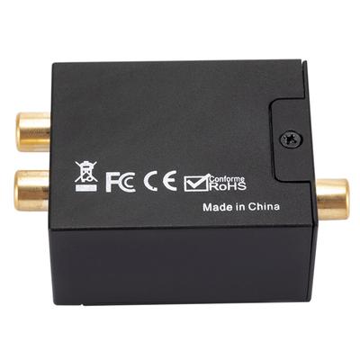 Digitální na analogový audio převodník Optický vláknový Toslink Koaxiální převodník na RCA