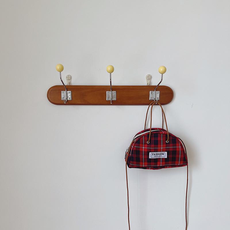 Stylish Korean Kids Mini Bag For Girls Vintage Canvas Tote Bag With Zipper Closure