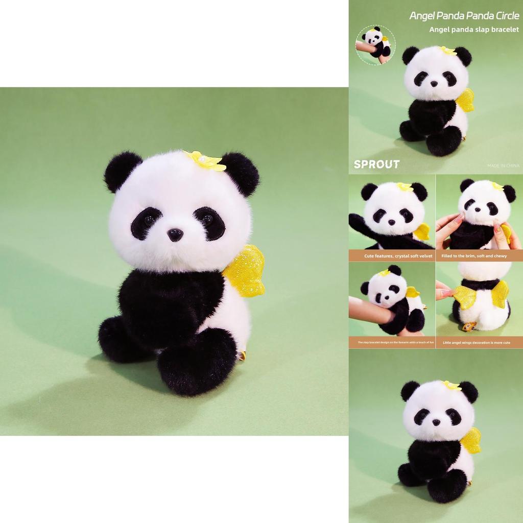 Plush Panda Toy With Soft Polyester Filling For Kids Birthday Gift