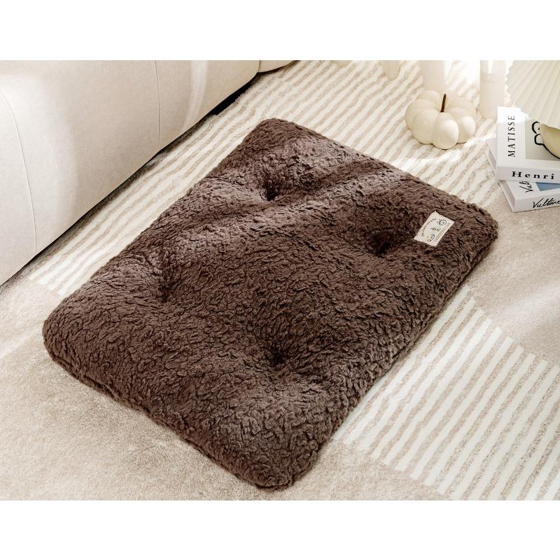 Plush Winter Cat Dog Mat  Thick Furry Sleeping Pad for Small Pets Warm Floor Cushion for Cats & Puppies