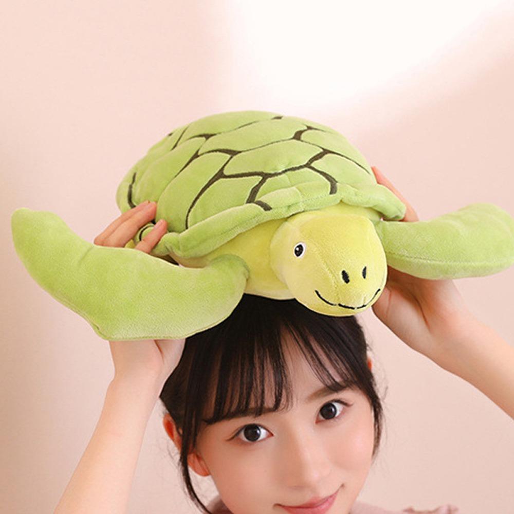 Fluffy Tortoise Plush Toy Marine Animal Animal Sea Turtle Pillow  Kids Birthday Christmas