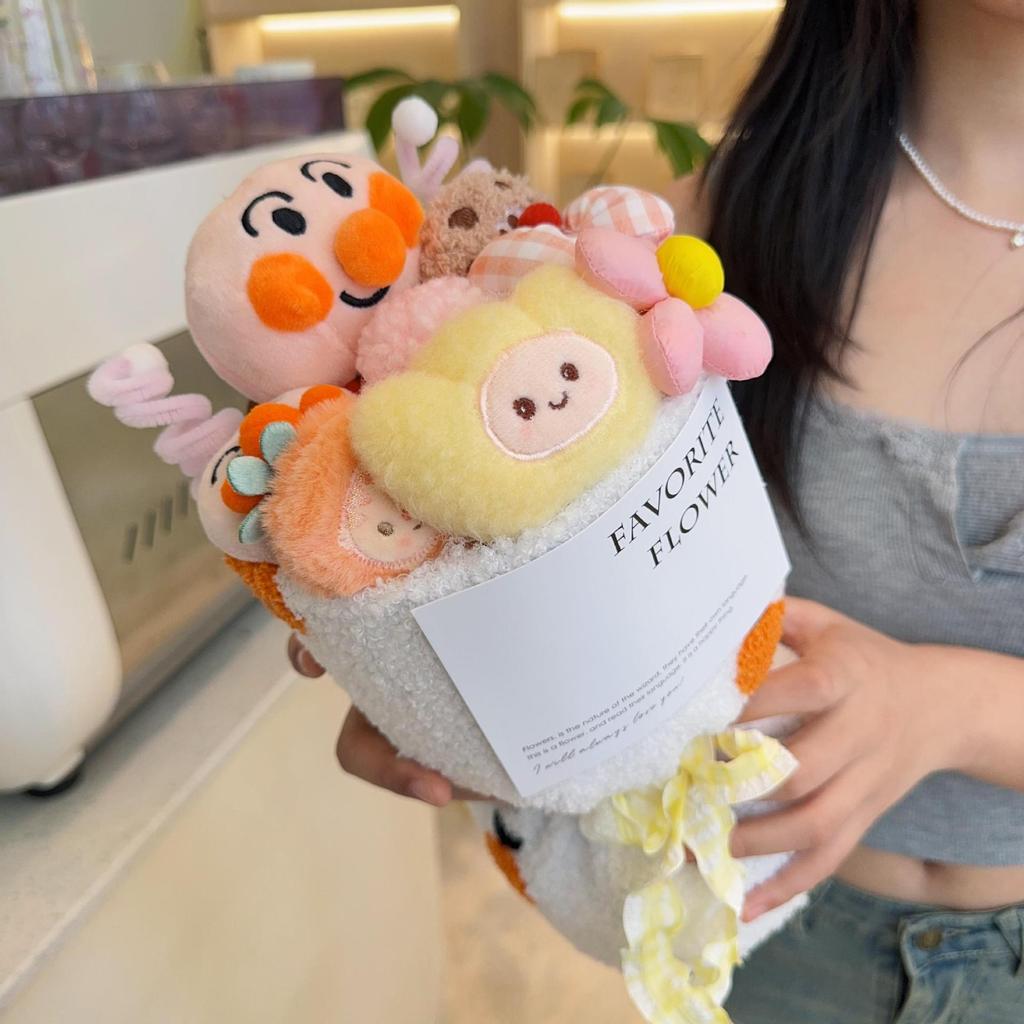 Sanrio Cartoon Plush Doll Bouquet - Perfect Christmas or Birthday Gift for Girlfriend or Best Friend