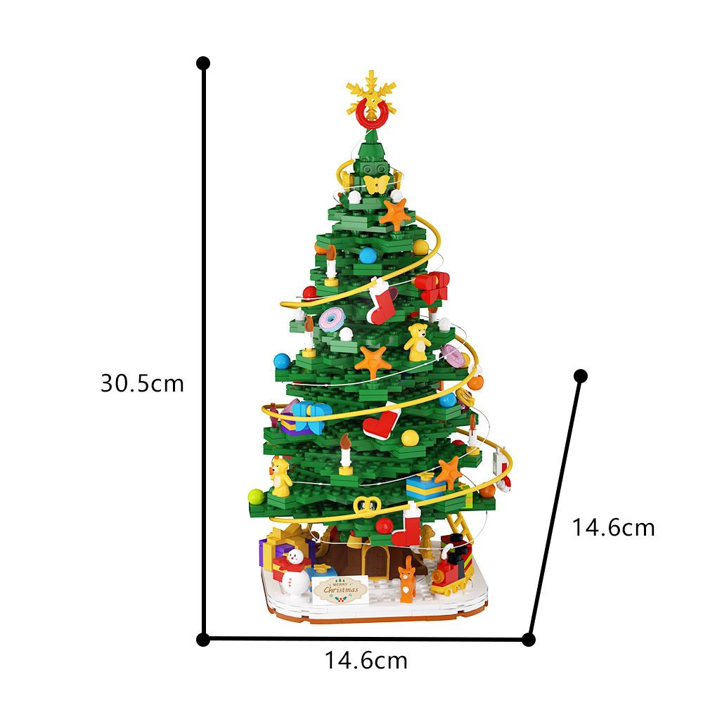 

Non-Toxic Gobricks Moc Christmas Theme Bricks Toy Christmas Winter Snowhouse Decorations Building Blocks Christmas Tree Blocks Xmas Gifts
