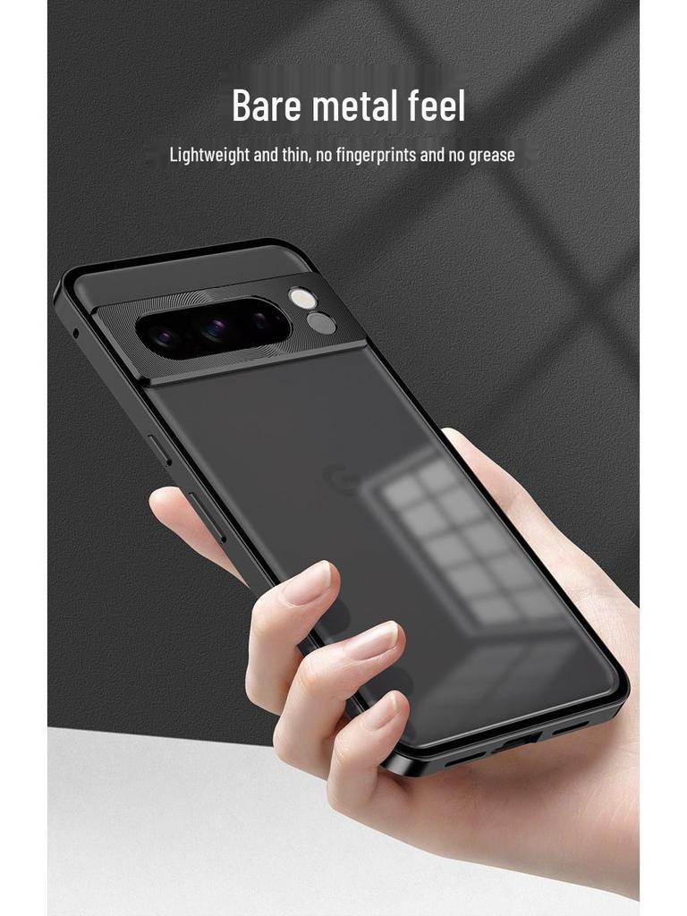 Google Pixel 9 Pro Pop-Up Aluminum Alloy Magnetic Matte Phone Case