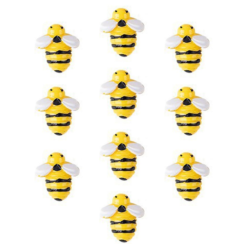 Nydelig Applikasjon av Tegneserie-Honningbie i Resin Håndlaget Håndverksprosjekt Pannebånd Sko Flatback Patch Selvklebende Tilbehør
