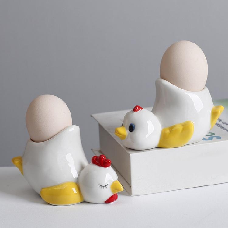 Chicken or Duck Porcelain Eggs Holders Durable And Easy To Clean Eggs Stand Ideal For Home Cooks And Food Enthusiasts