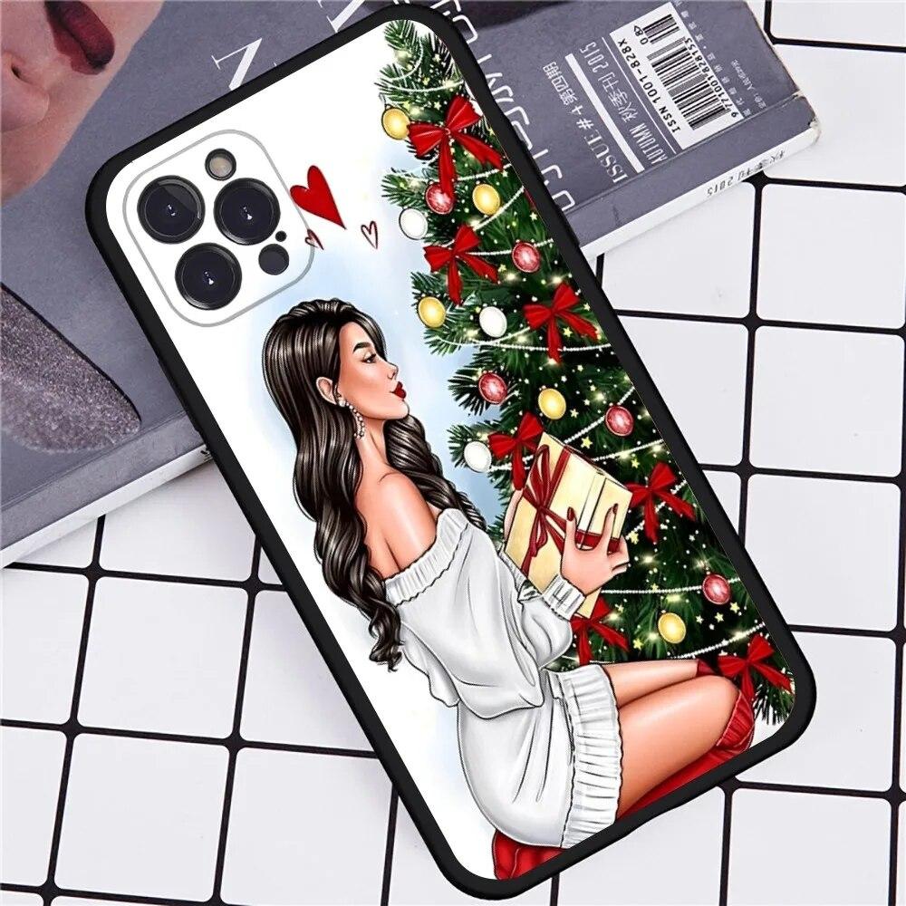 Frohe Winter Weihnachten Handyhülle für iPhone Samsung Galaxy Redmi Xiaomi Oppo OnePlus Note SA 7 8 9 10 11 12 13 14 20 21 22 23 53 54 Pro Max Ultra