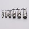 10pcs/lot 3 4 5 6 8 10mm Strong Magnetic Clasps With Locking Mechanism Leather Cord End Cap Connectors For DIY Jewelry Making