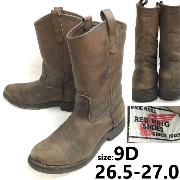 Б/У/RED WING USA 991 кожаные сапоги пекос 9D 26.5-27 коричневые вестерн