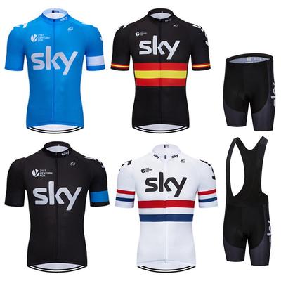 Mens Cycling Jersey Shorts Set Breathable Quick-Dry Bike Apparel Road Mountain Riding