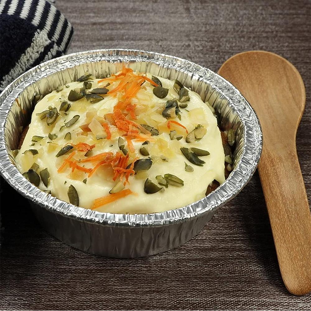 20PCS 9 Inch Durable Aluminium Tin Foil Trays Round For Cooking & Storage & Oven