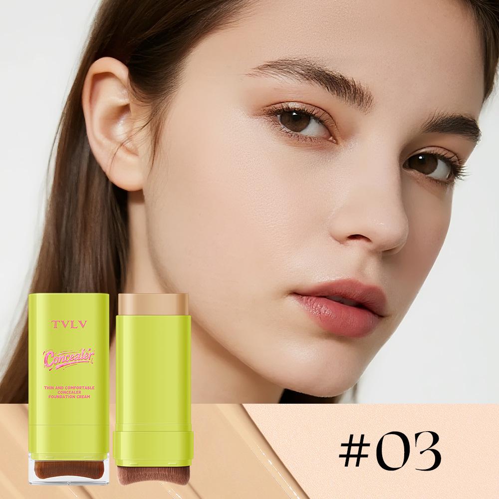 TLV All-in-One Waterproof Concealer & Foundation Stick - Sweatproof, Long-lasting, Easy to Apply, Creamy Finish. 20g