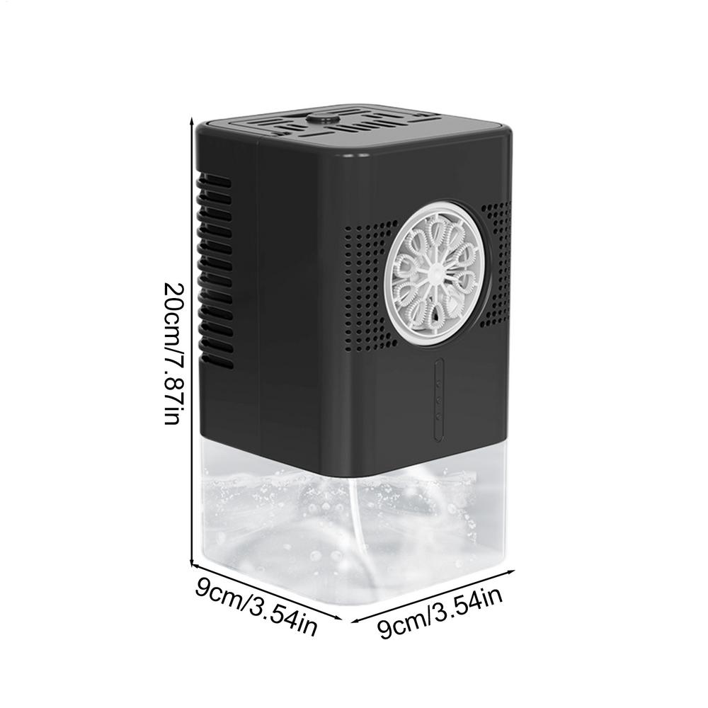 Bubble Blower Machine Automatic Bubble Maker Machine Toy Interactive Toys with Lights Backyard Games for Kids Toddler Summer чёрный