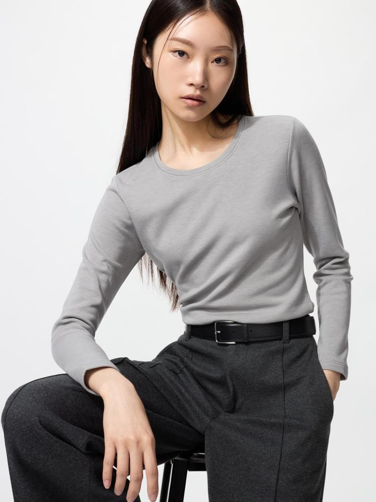Uniqlo UlTra Warm HeaTTech Crew Neck T Long Sleeve
