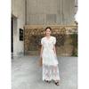 Interpret Beauty Summer 2025 French Lace A-line Midi Skirt S5185