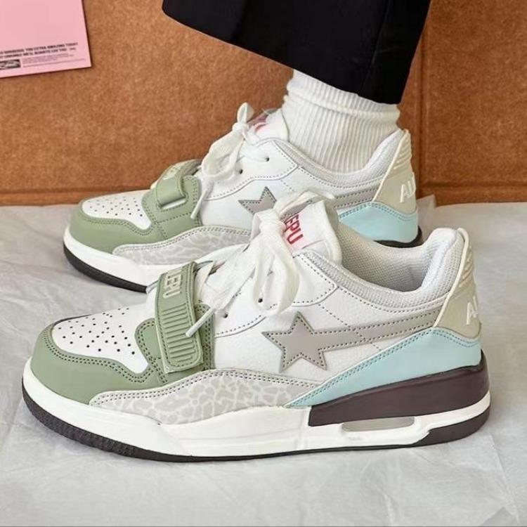 Damen Leder High Top Sneaker Hohe Qualität Mode Laufschuhe für Damen Rutschfester Damen Sport Freizeitschuh Zapatillas Hombre