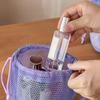 Nylon Mesh Drawstring Storage Pouch Bag Multi Purpose Travel & Outdoor Activity Pouch For Digital Products Makeup Bag