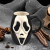Halloween Atmosphere Funny Grimace Ceramic Cup Tabletop Ornament Fun Grimace Halloween Decoration Atmosphere Props