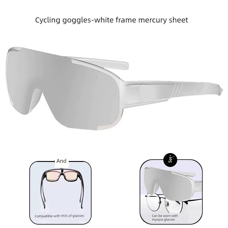 Cycling Goggles, Mountaineering Outdoor Goggles, Can Be Worn over Prescription Glasses, Anti-Glare Sunglasses, Anti-Uv Climbing Polarized Sunglasses