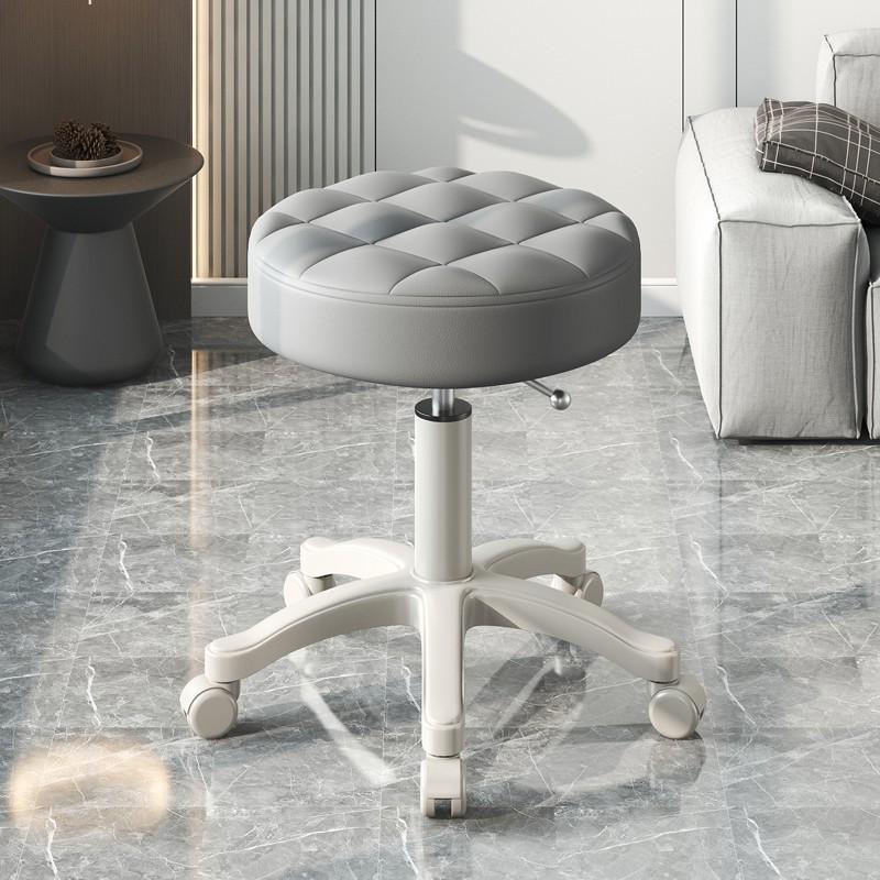 Height-Adjustable Rotating Salon Chair for Beauty, Barber, or Nail Art