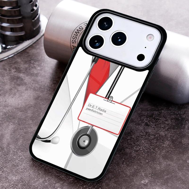Cute Cartoon Medicine Nurse Doctor Phone Case For iPhone 17 16 15 14 13 12 11 Pro Max Plus 17Air Soft Silicone Cover