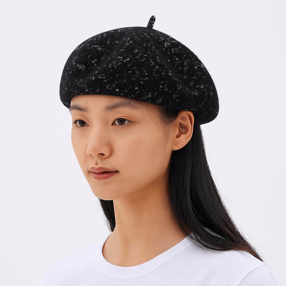 Wool Painter Caps Knitted Artist Hat Elegant Women Berets  Girls