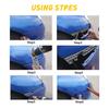 4x 3D Carbon Fiber Color Car Push Button Hood Quick Release Pins Bonnet Lock Clip Bumper Latch