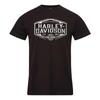 T-shirt da uomo Harley-Davidson a maniche corte con scollo rotondo, Heavy Metal, Nera