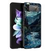 Cartoon Print Phone Case for Samsung Galaxy Z Flip 3 4 5 Folding Mobile Shell For Samsung Z Flip3 Flip4 Flip5 PC Hard Cover